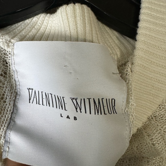 Valentine Witmuur Materialists Sheer Sweater Sz S - Picture 7 of 14
